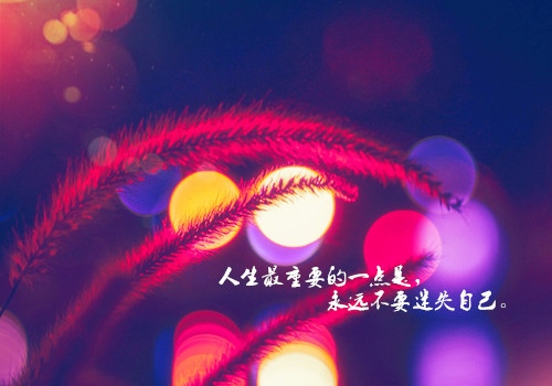 往后余生好好爱自己的说说