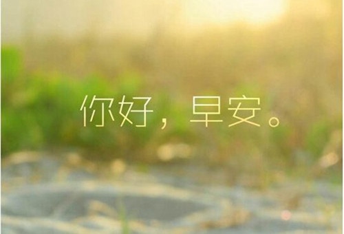 发朋友圈早安的可爱句子