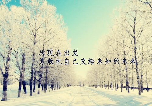 小清新阳光励志的句子