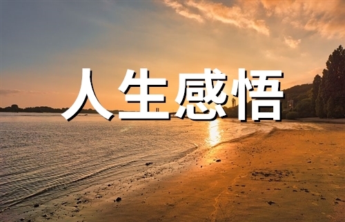 人生感悟的<a href=