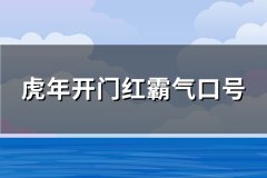 虎年开门红霸气口号(热门203句)
