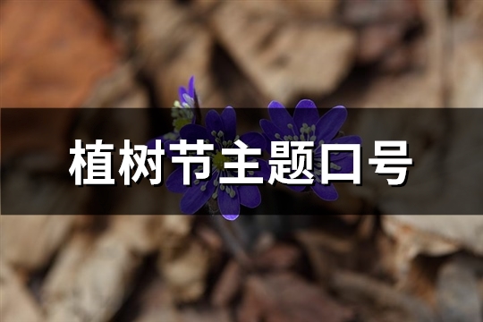 植树节主题口号