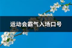 运动会霸气入场口号