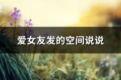 爱女友发的空间说说(实用73句)