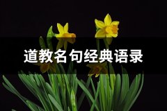 道教名句经典语录(热门66句)