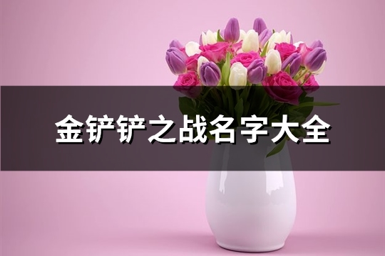 金铲铲之战名字大全(精选292个)