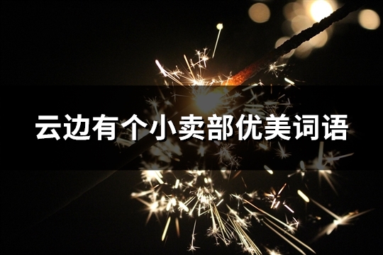 云边有个小卖部优美词语(推荐152句)