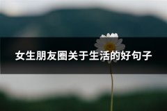 女生朋友圈关于生活的好句子(101句)