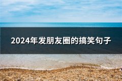 2024年发朋友圈的搞笑句子(共19句)