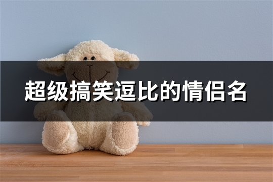 超级搞笑逗比的情侣名(143对)