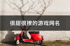 很甜很撩的游戏网名(106个)