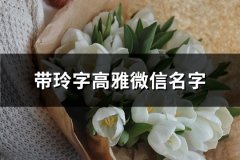 带玲字高雅微信名字(共149个)