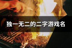 独一无二的二字游戏名(134个)